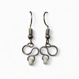 Elegant Silver Infinity Earrings